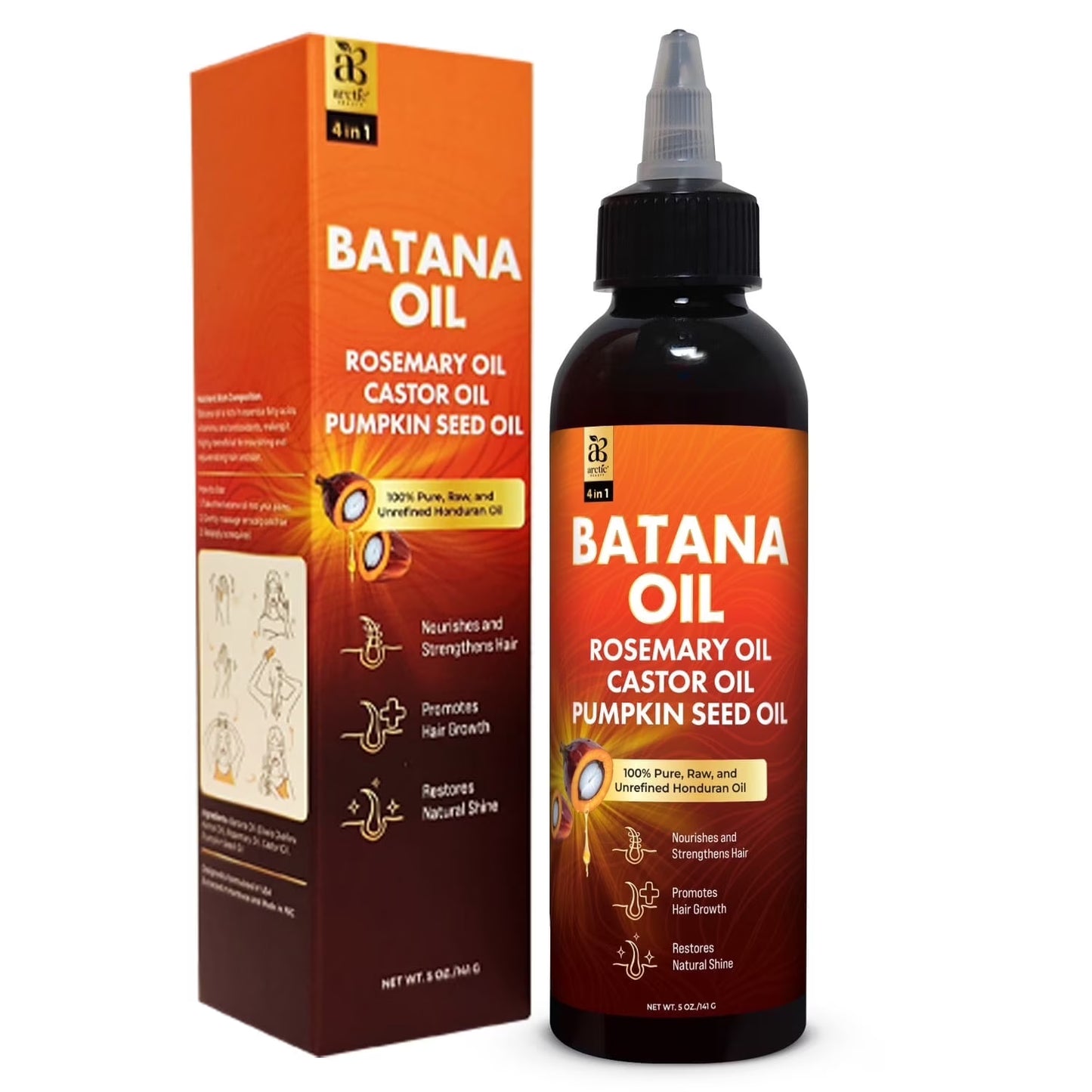 Batana Hair Growth Serum – Natural Scalp Oil for Stronger, Thicker & Shinier Hair