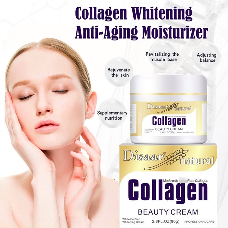 Disaar Collagen Beauty Cream – Firming & Brightening Moisturizer for Smooth, Radiant Skin (100g)