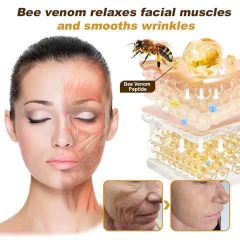 Botox Bee Venom Face Cream – Collagen Boosting Anti-Wrinkle Moisturizer for Skin Tightening