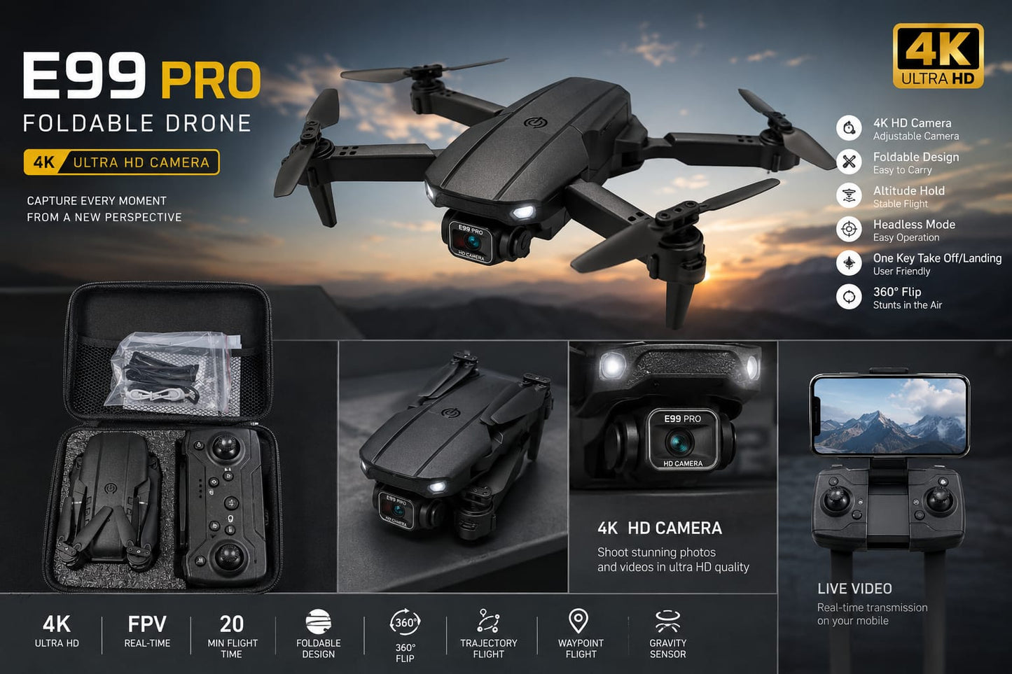 E99 Pro Dual Camera