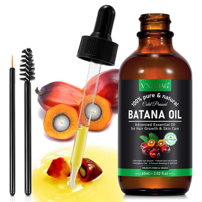 100% Pure Batana Oil from Honduras – Hair Growth & Deep Repair Treatment (2.02 fl oz)