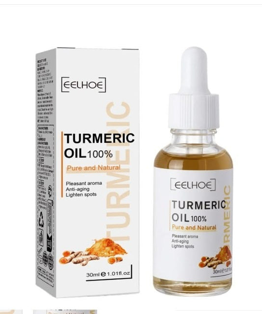 EELHOE 100% Pure Turmeric Facial Oil – Anti-Aging Serum for Dark Spots & Hyperpigmentation (30ml)