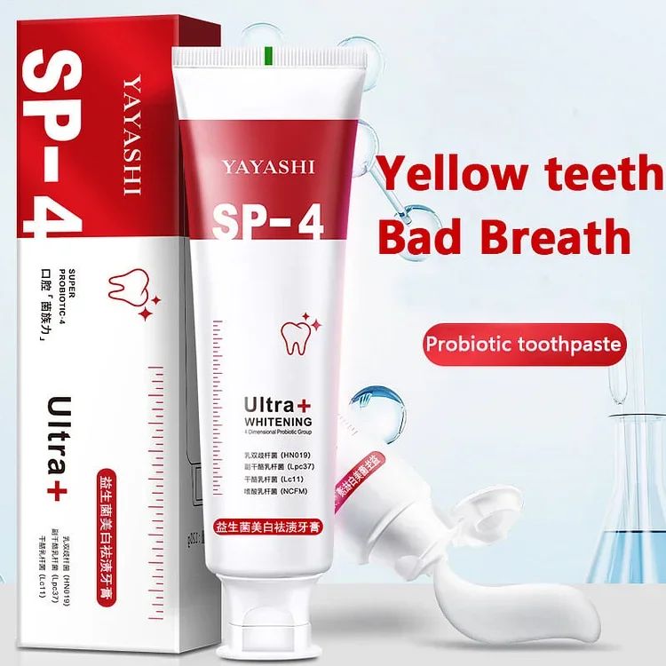 Yayashi SP-4 Ultra+ Whitening Toothpaste – Deep Clean, Stain Removal & Brilliant White Smile