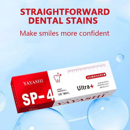 YAYASHI SP-6 Ultra Whitening Toothpaste – Deep Stain Removal & Fresh Breath Formula (120g)