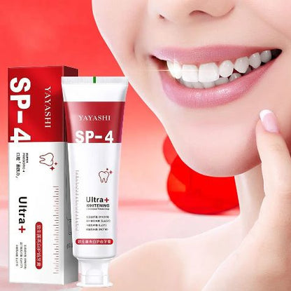 Yayashi SP-4 Ultra+ Whitening Toothpaste – Deep Clean, Stain Removal & Brilliant White Smile