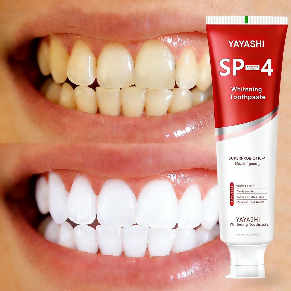 Yayashi SP-4 Ultra+ Whitening Toothpaste – Deep Clean, Stain Removal & Brilliant White Smile